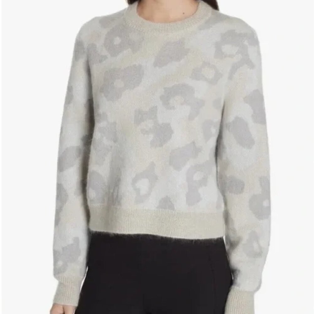 NWOT Rag & Bone Leopard Mohair Sweater / Size XXS